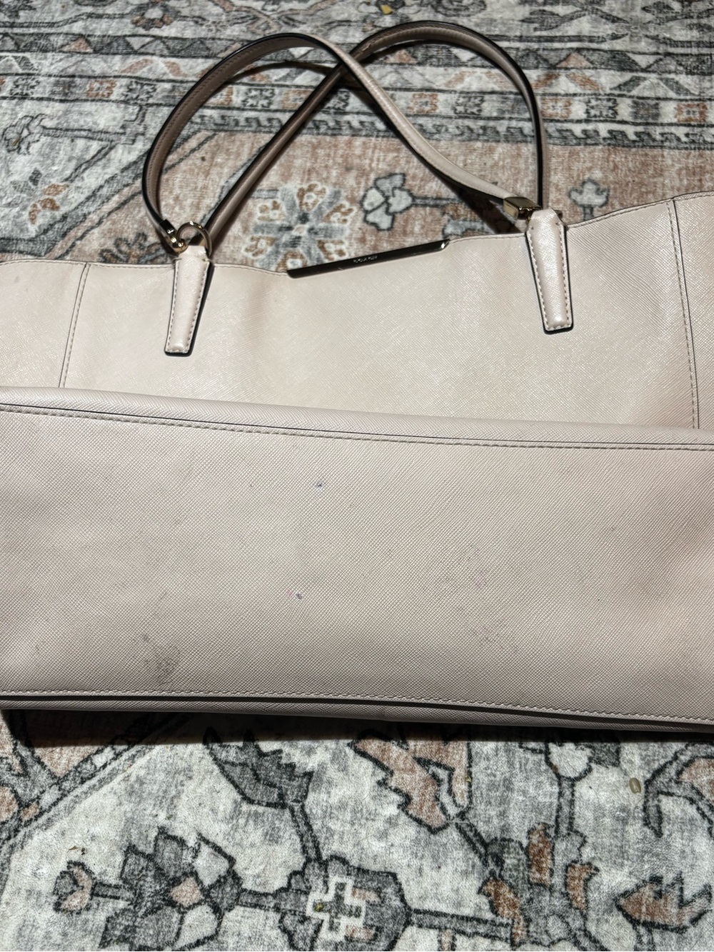 Coach Blush Large Leather Tote - Picture 3 of 11